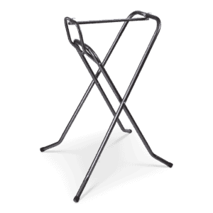 Statafel met stevig metalen frame, ideaal voor evenementen en feesten.