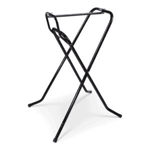 Zwarte statafelstandaard voor evenementen en feesten.