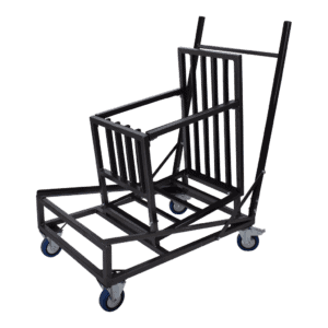 Verplaatsbare statafel met bijpassende accessoires voor evenementen en horeca.