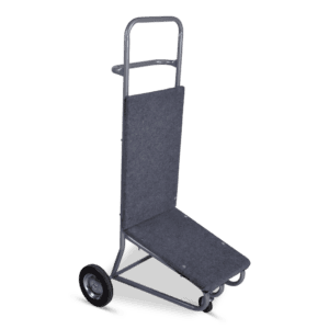 Wagen voor het vervoeren van statafels, ideaal voor evenementen en catering.