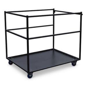 Statafelwagen met wielen, ideaal voor evenementen, horeca en catering.