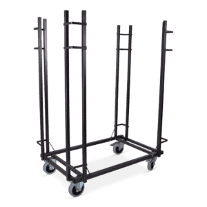 Statafelwagen met wielen, ideaal voor horeca, evenementen en catering.