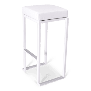 Moderne witte statafel voor evenementen en feesten, ideaal voor horeca en catering.