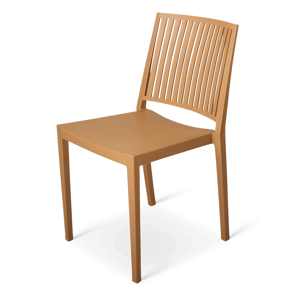 Houten stoel voor statafel, ideaal voor horeca en evenementen.