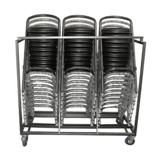 Transportkar inclusief 30 barkrukken Angara voor evenementen en horeca.