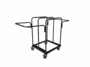 Statafelwagen voor evenementen, ideaal voor feesten en catering, met wielen voor gemakkelijk verplaa.